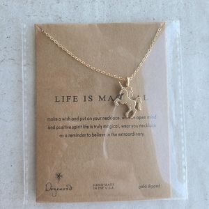 Life is Magical Unicorn Necklace
